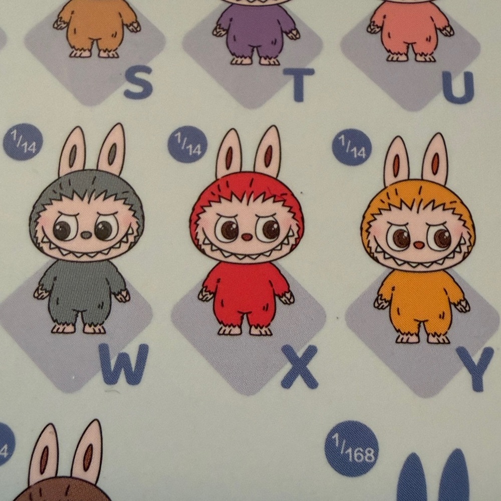POP MART genuine pin for love labubu “X” - Picture 2 of 4